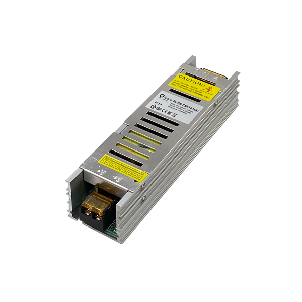 Блоки питания FL-PS PSE12100  Pout=100Вт, Uout=12В, Uin=175-240В, IP20, 188x46x32мм,  290г - метал. транс-тор