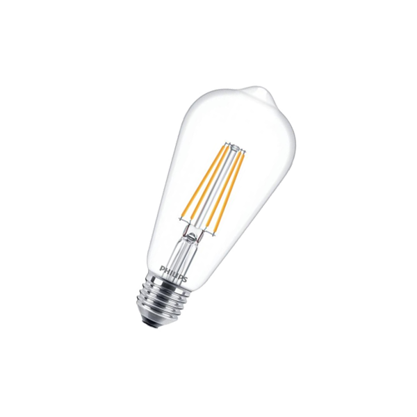 6W (=60W) E27 EDISON FILAMENT прозрачная - LED ЛАМПА PHILIPS