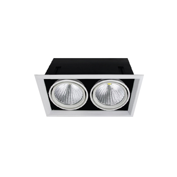 Карданный светильник FL-LED Grille-111-2 60W 4000K 370*185*150мм 60Вт 4800Лм FOTON LIGHTING Карданный светильник FL-LED Grille-111-2 60W 4000K 370*185*150мм 60Вт 4800Лм FOTON LIGHTING