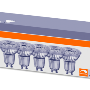 4.5W/930 (=50W) DIM GU10 230V 36° PARATHOM PAR16 ( УПАК 5 ЛАМП ) - LED лампа OSRAM