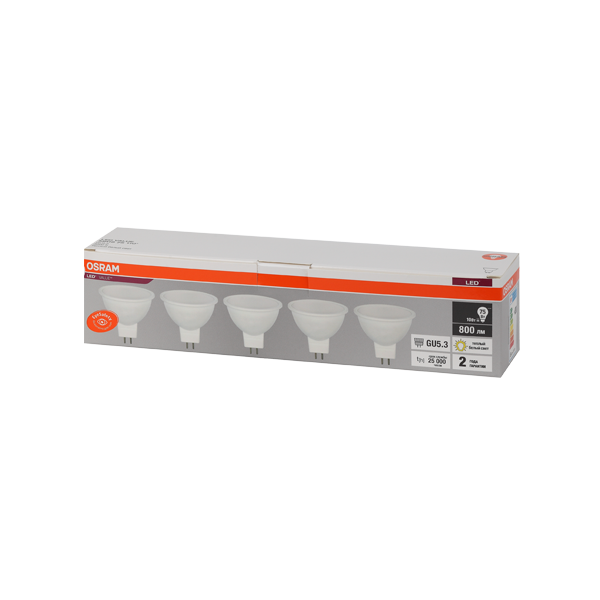 LVMR1675 10SW/830 230V GU5.3 Экопак1X5 RU OSRAM