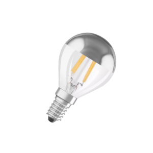 4W/827 (=31W) E14 MIRROR FIL PARATHOM (серебр купол) - LED лампа шарик OSRAM 4W/827 (=31W) E14 MIRROR FIL PARATHOM (серебр купол) - LED лампа шарик OSRAM
