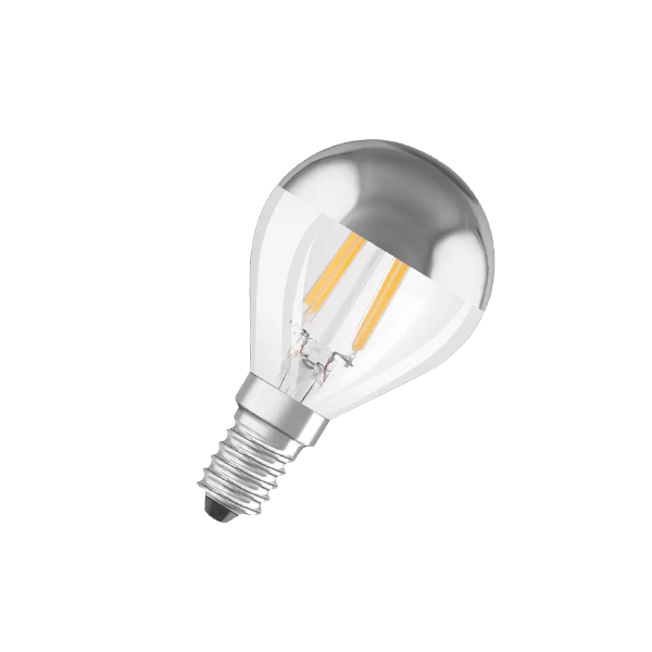 4W/827 (=31W) E14 MIRROR FIL PARATHOM (серебр купол) - LED лампа шарик OSRAM