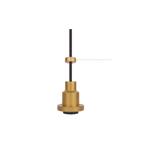 1906  PENDULUM PRO GOLD  1*Е27   68*84mm (длина провода - 3000мм) - подвес свет-к LEDV