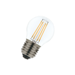 FL-LED Filament G45 6W E27 3000К 220V 600Лм 45*75мм FOTON_LIGHTING  -  лампа шарик прозрачная