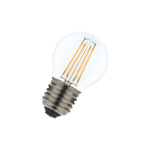 FL-LED Filament G45 6W E27 3000К 220V 600Лм 45*75мм FOTON_LIGHTING  -  лампа шарик прозрачная