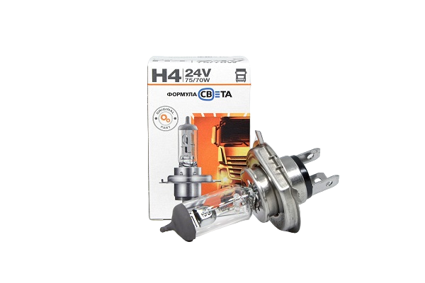 H4  24V  75/70W  P43t - автолампа Formula sveta