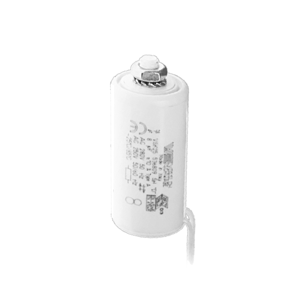 VS  8  мкФ ±10% 250V  d30x65  -40C/+85C  M8x10 (Пласт. корпус/провода) - Конденсатор