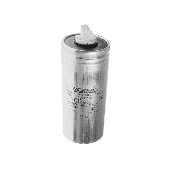 VS 100 мкФ ±5% 250V d60x130 -40С/+100С M12x12 (Алюм. корпус/Wago) - Конденсатор VS 100 мкФ ±5% 250V d60x130 -40С/+100С M12x12 (Алюм. корпус/Wago) - Конденсатор