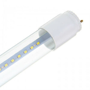 Лампа светодиодная LED (трубка) T8 18 Вт CRI80  G13 П 4000К 1740Lm  AC   1200мм  (2ст прям.подкл/ прозрачн) ФС (Смоленск-Формула Света)